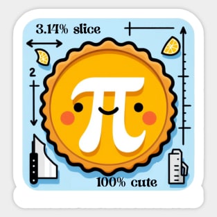 happy pi day funny Sticker